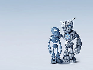 robot action figure HD wallpaper